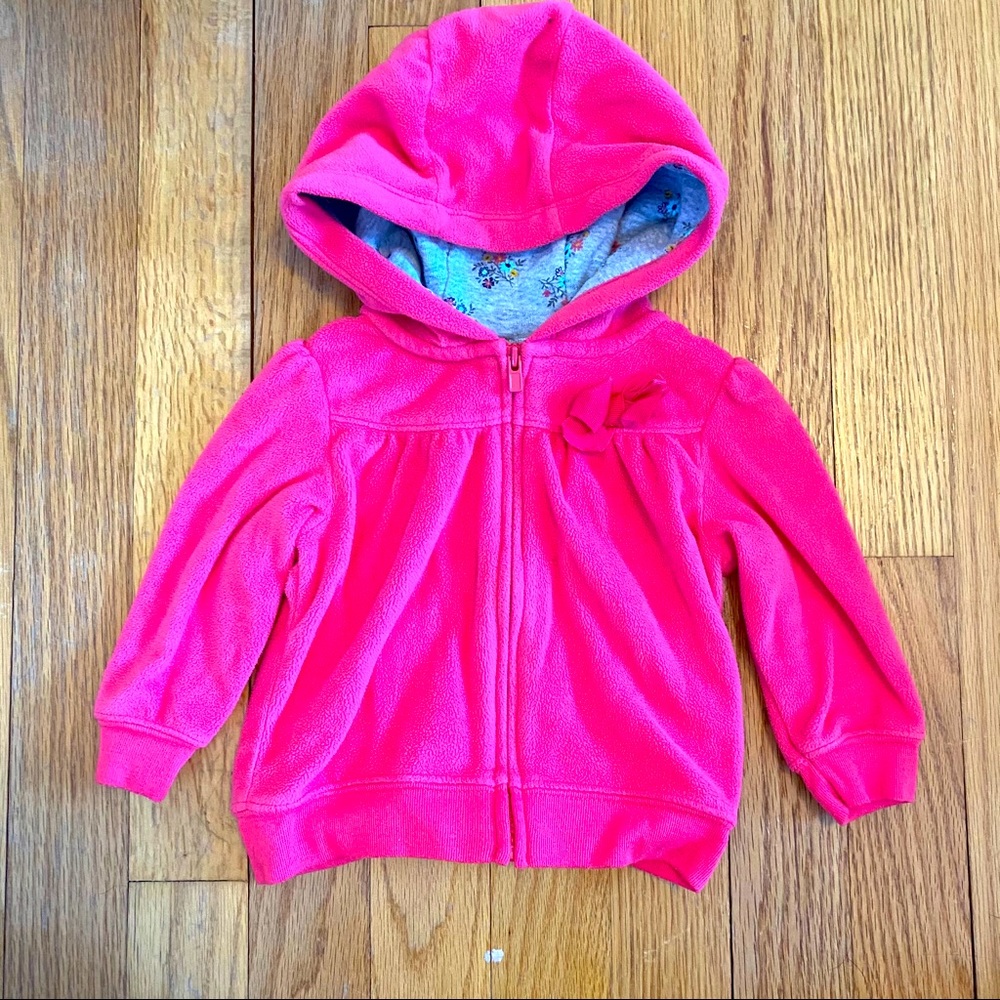 LK Carter’s Girls 6 month pink fleece sweater
